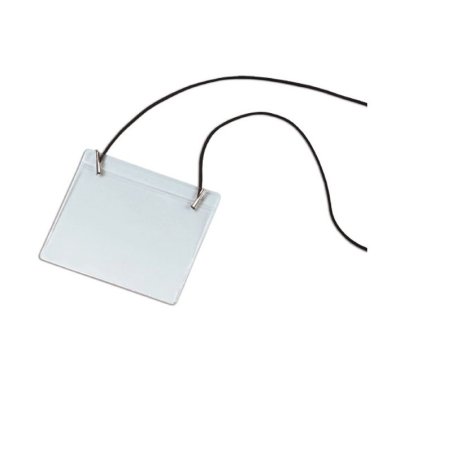 PORTADISTINTIVO EN PVC RIGIDO CON GOMA 95x106MM