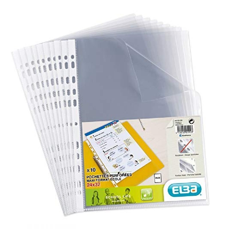 FUNDA MULTITALADRO FOLIO 90MC ELBA P/10