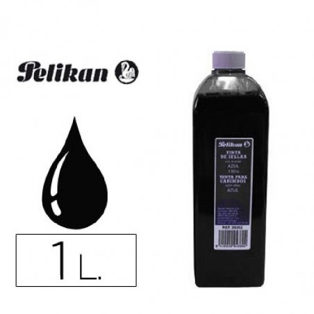 TINTA TAMPON PELIKAN 1LITRO NEGRO