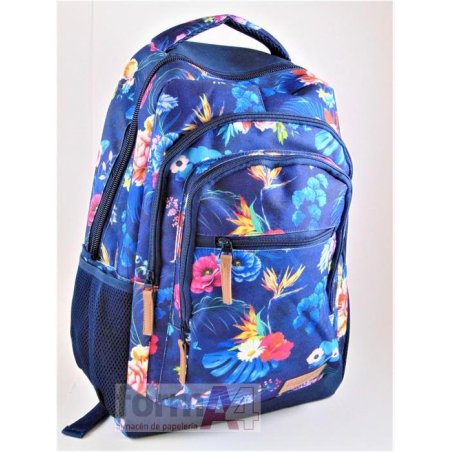 MOCHILA BAGELINE FLOWERS