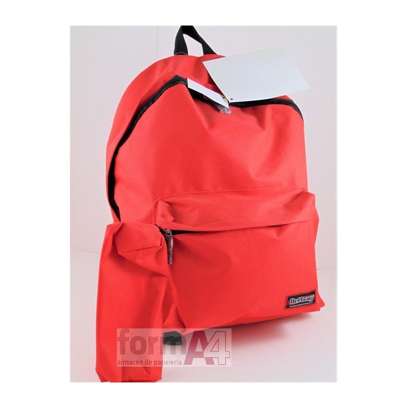 MOCHILA BAGELINE LOWER+PORTATODO ROJO