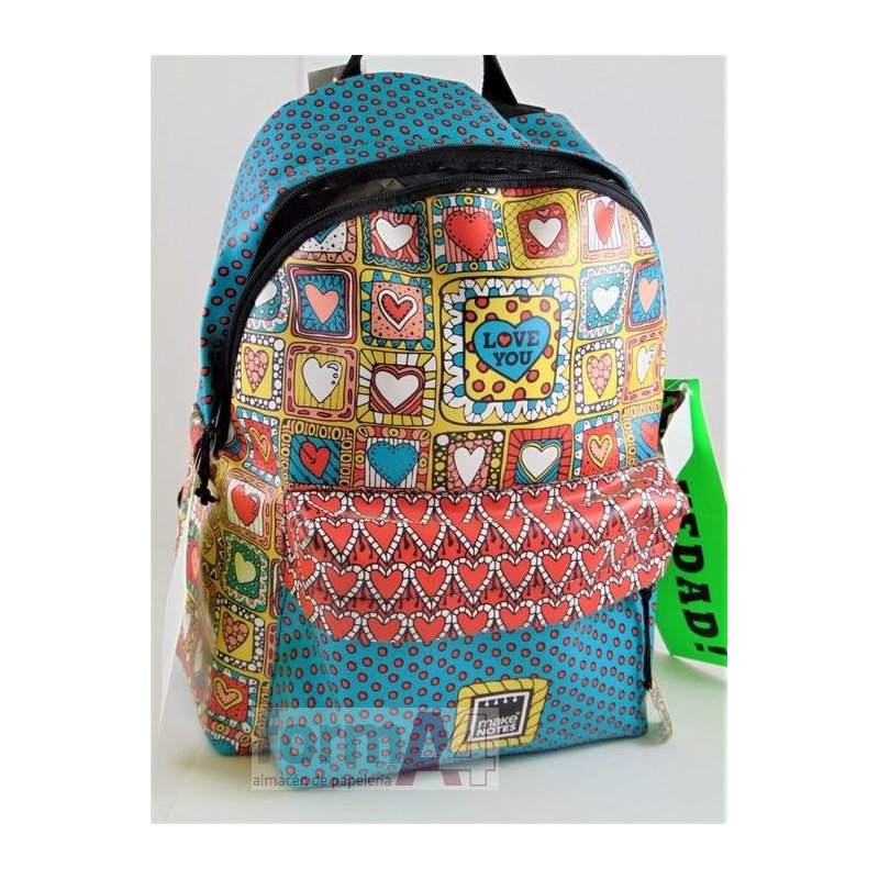 MOCHILA GRANDE •MAKE NOTE HAPPYNESS