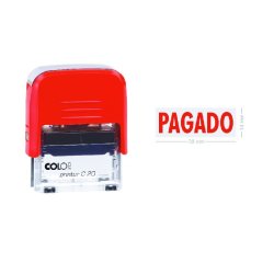 SELLO AUTOMATICO COLOP PRINTER 20 "PAGADO"