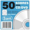FUNDA PAPEL PARA CD/DVD SAM P/50