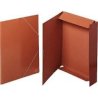 CARPETA CARTON CUERO GOFRADO A3 CON SOLAPAS