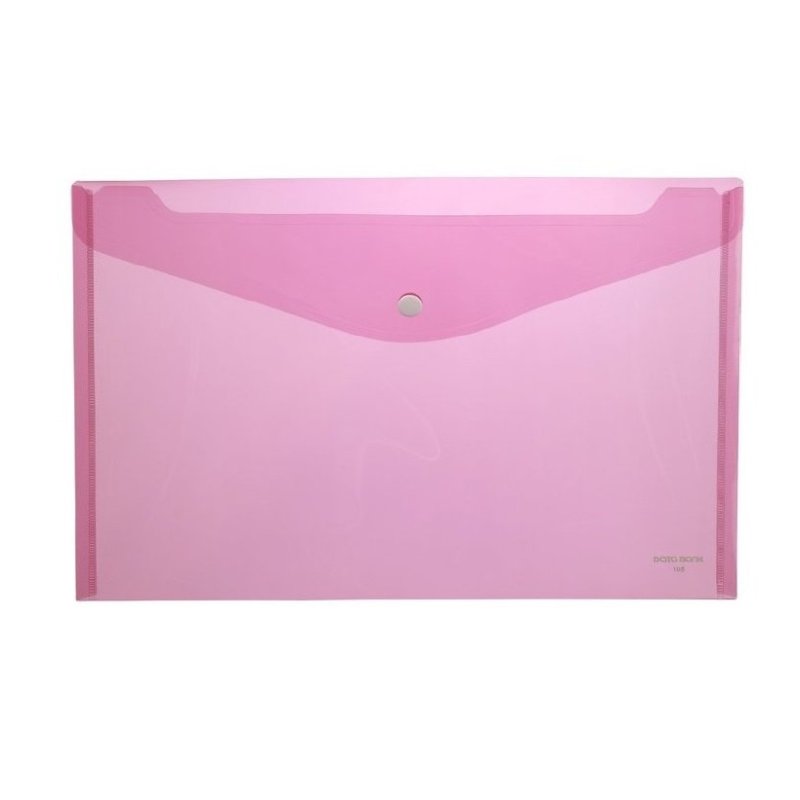 SOBRE CON BROCHE DATABANK A4 ROJO