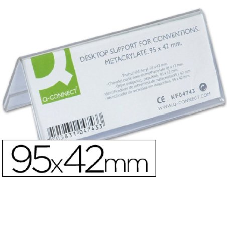 PORTANOMBRE DE SOBREMESA Q-CONNECT 95X42MMM