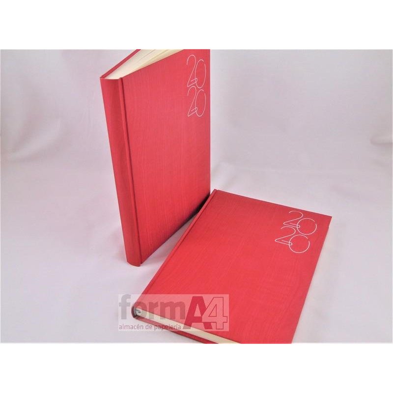 AGENDA 17X24CM. D/P 2020 GIAVA ROJO