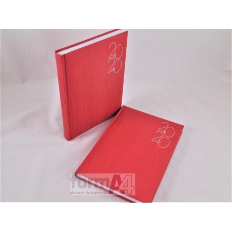 AGENDA 15X21CM. D/P 2020 GIAVA ROJO