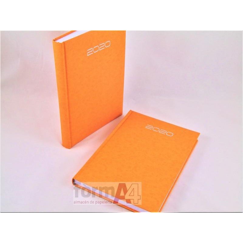 AGENDA 15X21CM. D/P 2020 ANTILLE NARANJA