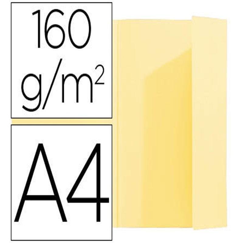 SUBCARPETA CON 1 SOLAPA EXACOMPT A4 CREMA P/100