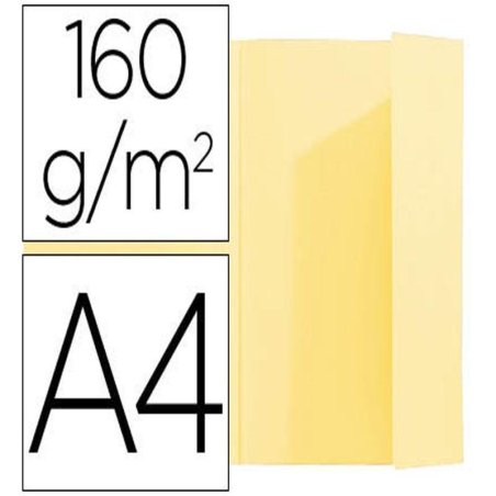 SUBCARPETA CON 1 SOLAPA EXACOMPT A4 CREMA P/100