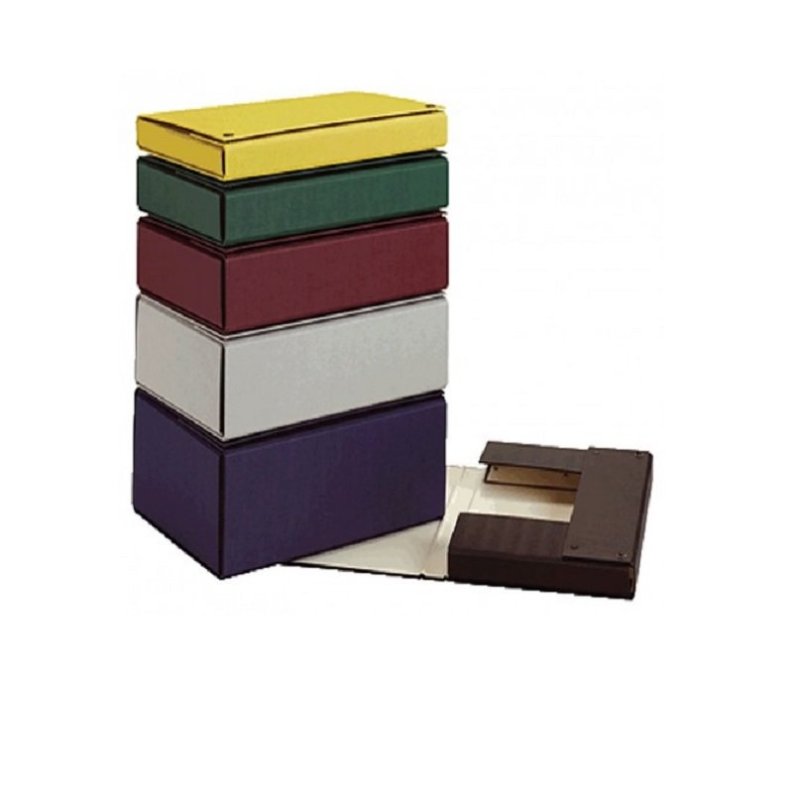 CARPETA PROYECTO CON BROCHE PARDO 20CM. BURDEOS