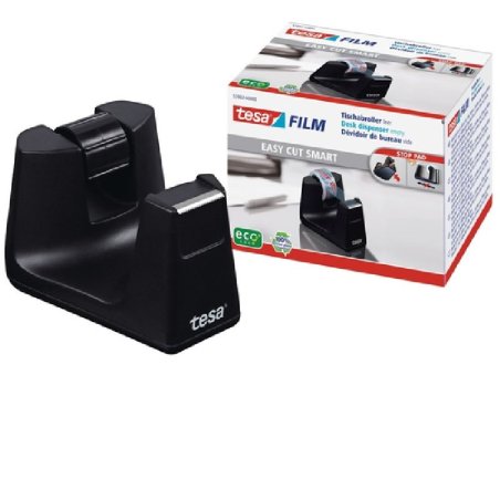PORTARROLLO TESA EASYCUT 19MMX33M SMART NEGRO