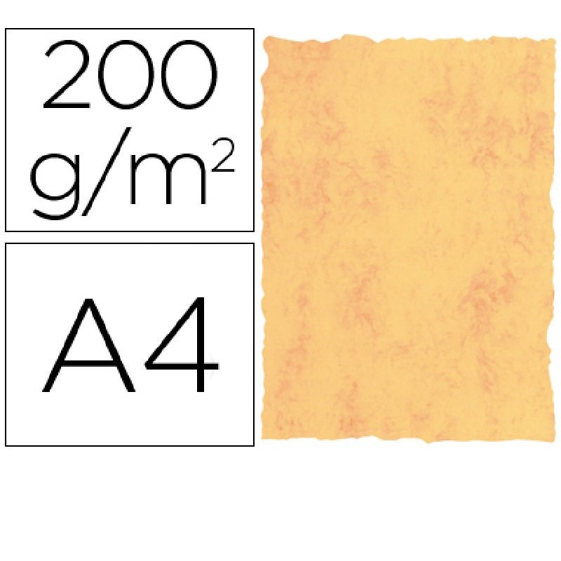PAPEL PERGAMINO MARMOL MICHEL  200GR. A4 P/25