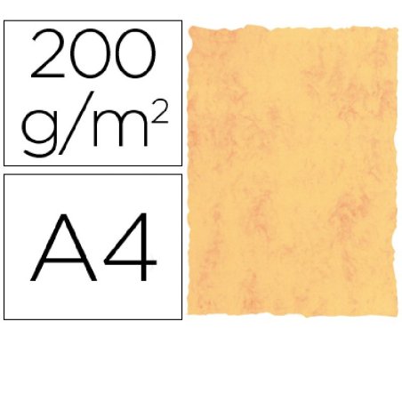 PAPEL PERGAMINO MARMOL MICHEL  200GR. A4 P/25