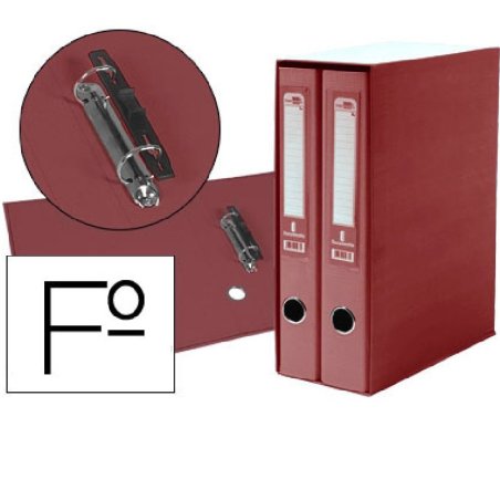 MODULO 2 ARCHIVADORES LIDERPAPEL FOLIO ROJO