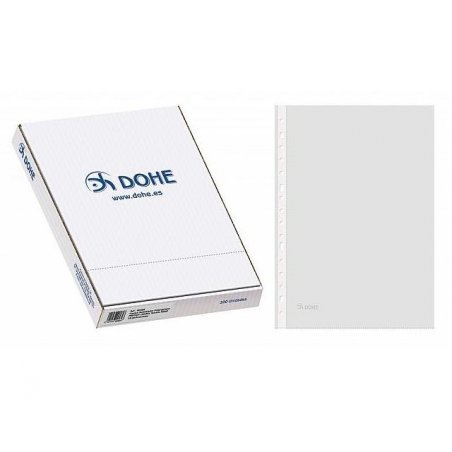 FUNDA MULTITALADRO A4 DOHE PREMIUM PLUS PP  C/100