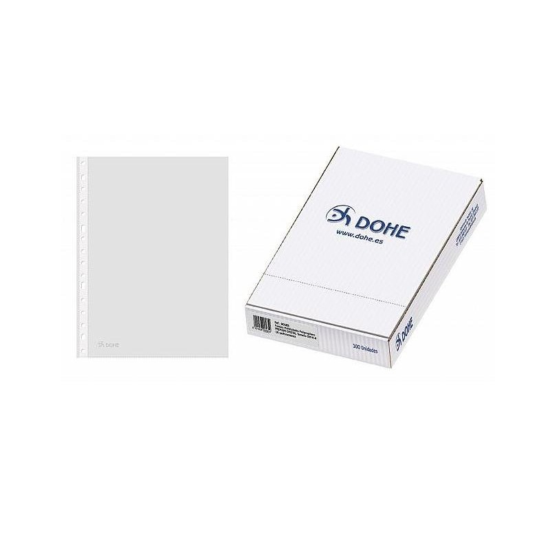 FUNDA MULTITALADRO A4 CRISTAL DOHE C/100