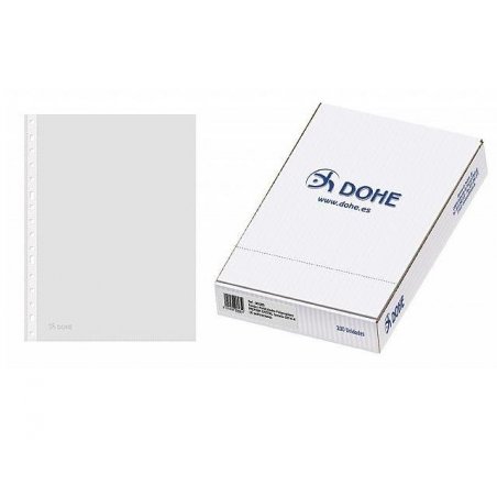 FUNDA MULTITALADRO A4 CRISTAL DOHE C/100