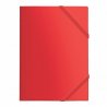 CARPETA CON GOMAS Y 3 SOLAPAS FOLIO PP DOHE ROJO