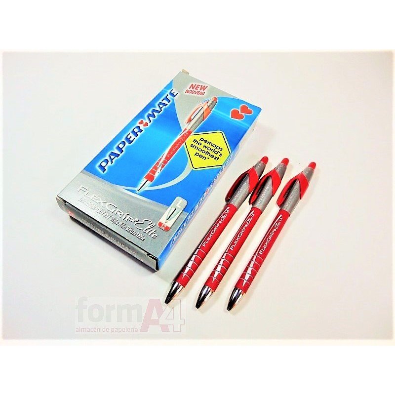 BOLIGRAFO P, MATE FLEXGRIP ELITE ROJO