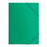 CARPETA CON GOMAS Y 3 SOLAPAS FOLIO PP DOHE VERDE