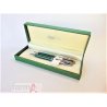 KIT BOLIGRAFO Y PORTAMINAS CAPUCHON CROMADO VERDE