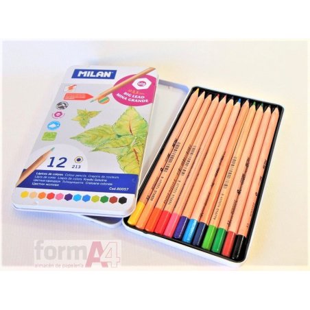 LAPICES MILAN CAJA METAL EST/12
