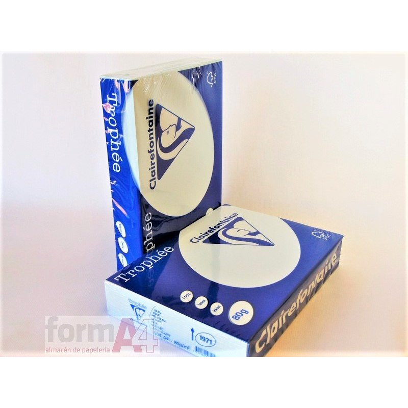 PAPEL TROPHEE A4 80 GR. AZUL P/500