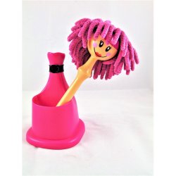 PORTABOLIS+PLUMERO MICROFIBRA ORDENADOR DOLLS YOKO