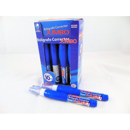 BOLIGRAFO CORRECTOR OFFICE BOX JUMBO 10ML.