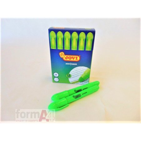 MARCADOR FLUOR JOVI NEON VERDE