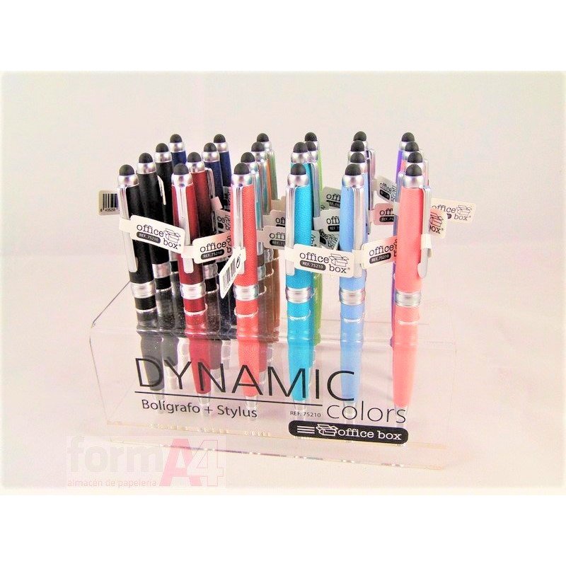 BOLIGRAFO OFFICE BOX DINAMIC COLORS