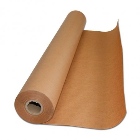 PAPEL KRAFT VERJURADO MARRON FABRISA 1X25M.