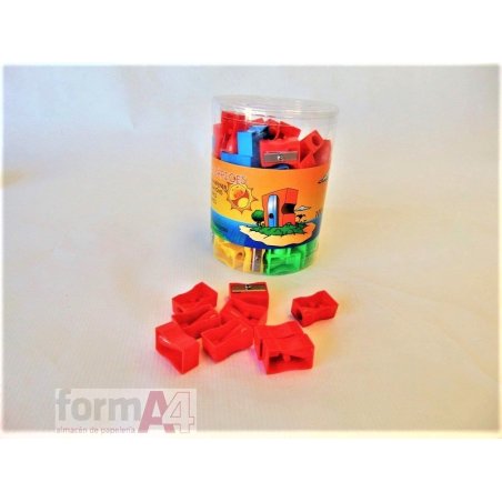 AFILALAPIZ PLASTICO FAIBO 1 AGUJERO B/100