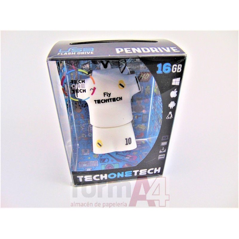 MEMORIA USB EQUIPACION DE FUTBOL MERENGUE 16GB