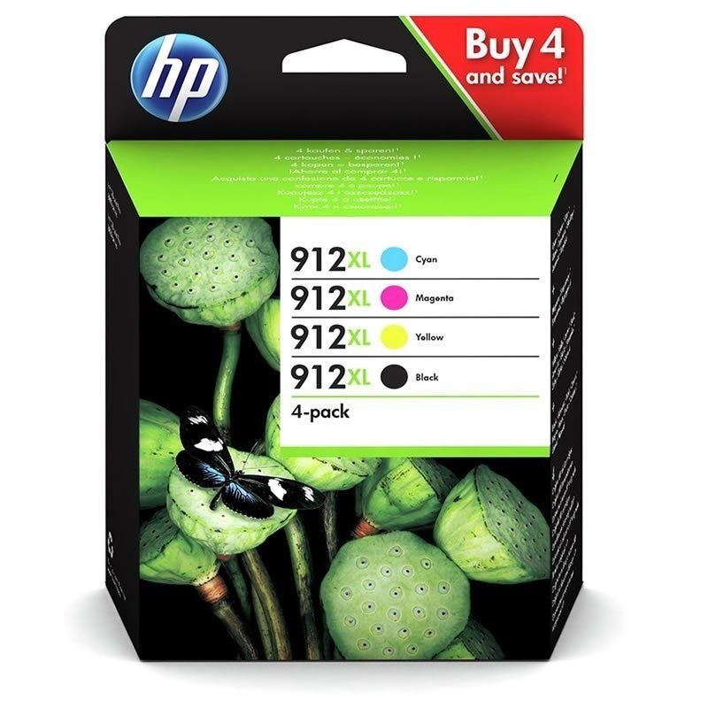HP CARTUCHO Nº 912XL PACK 4 COLORES