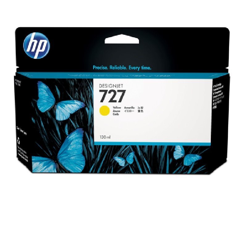 HP CARTUCHO Nº 727 AMARILO 130ML.