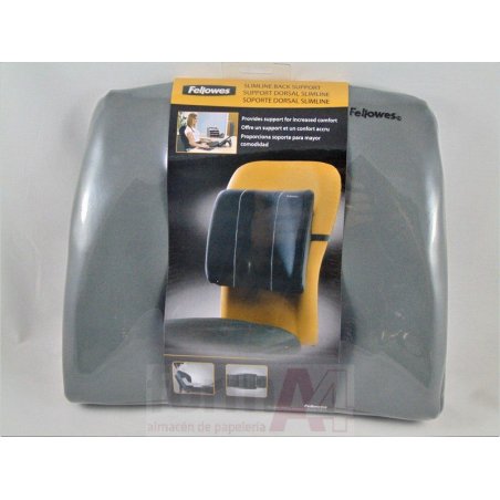 RESPALDO DE ESPUMA ERGONOMICO FELLOWES SLIM GRIS