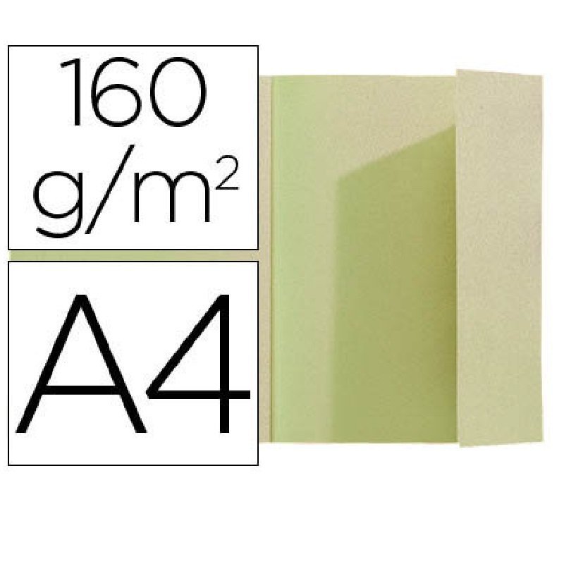 SUBCARPETA CON 1 SOLAPA EXACOMPTA A4 VERDE P/100