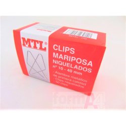 CLIPS MARIPOSA MTL Nº 10...
