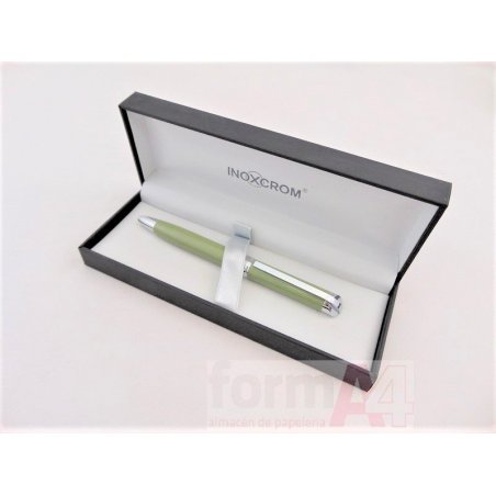 BOLIGRAFO INOXCROM CLASS VERDE