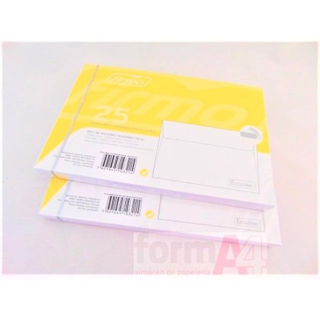 SOBRE COMERCIAL BLANCO FIRMO 120X176MM. P/25