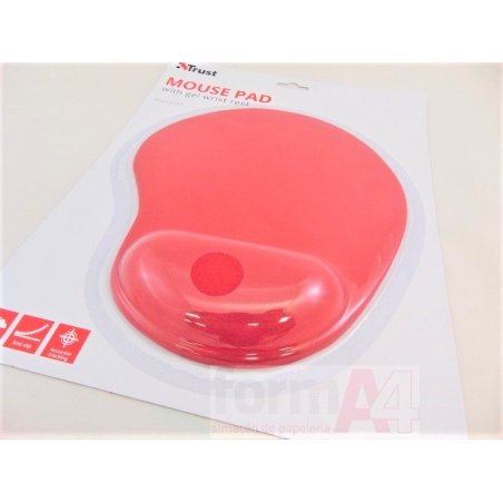 ALFOMBRILLA RATON GEL TRUST BIGFOOT ROJO