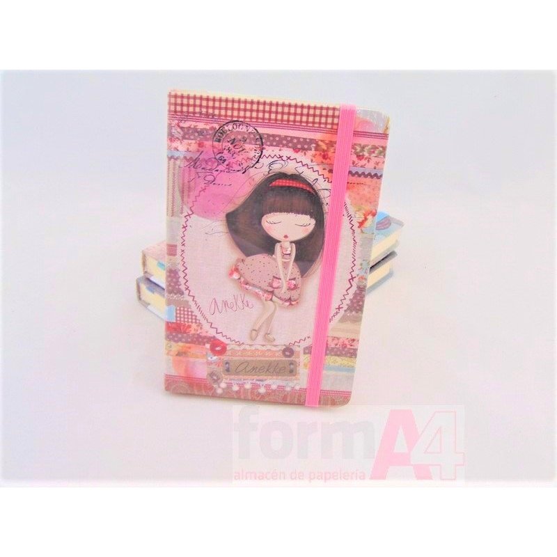 CUADERNO 90X140 LISO LOGBOOK PATCHWORK ANEKKE