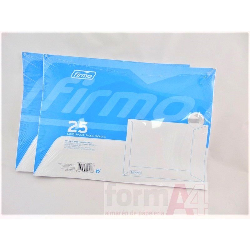 BOLSA BLANCA FIRMO 250X353MM. P/25