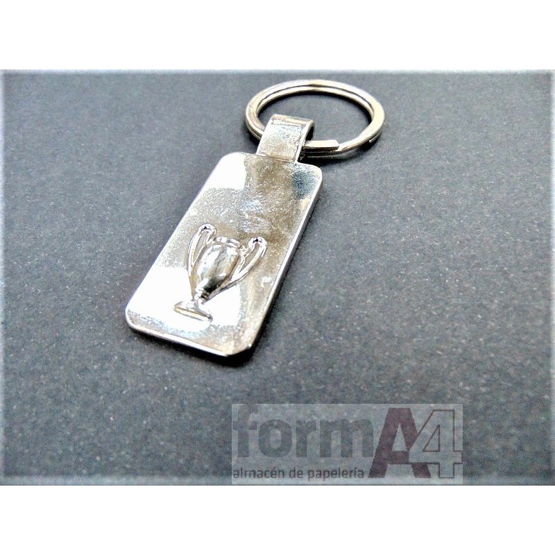 LLAVERO METALICO PLACA TROFEO