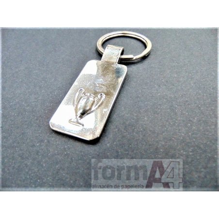 LLAVERO METALICO PLACA TROFEO