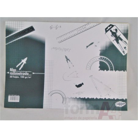 PAPEL MILIMETRADO FAIBO A3 P/50